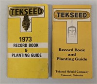 Tekseed Pocket Record Books 70's 5 1/2"