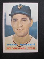 1957 TOPPS #105 JOHNNY ANTONELLI GIANTS