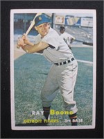 1957 TOPPS #102 RAY BOONE DETROIT TIGERS