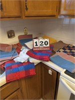 Kitchen linens, place mats, some tablecloths