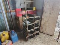 Metal stackable bolt bins