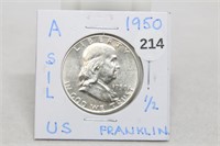 1950 Franklin Half Dollar