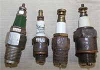 (4) spark plugs, "EDISON", "BOSCH Germany 14A II",