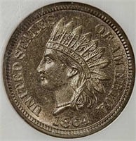 1864 Copper Nickel Indian Head Cent MS63