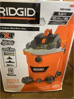 Rigid12g. We/dry shop vac (Used)