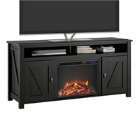 Black Oak Electric Fireplace  59.625-in W
