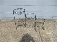 Plant Stand with 4 Baskets