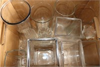 Lot of glass vases