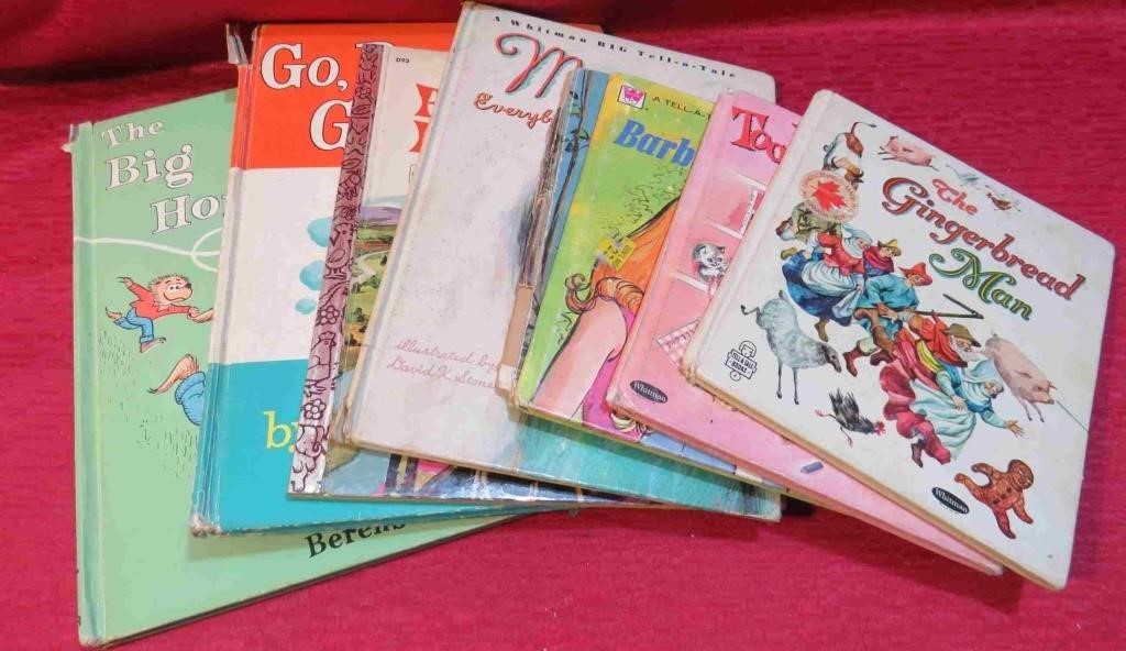 Vintage Lot Childrens Books Beginner Golden++