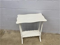 White Painted Parlor Table