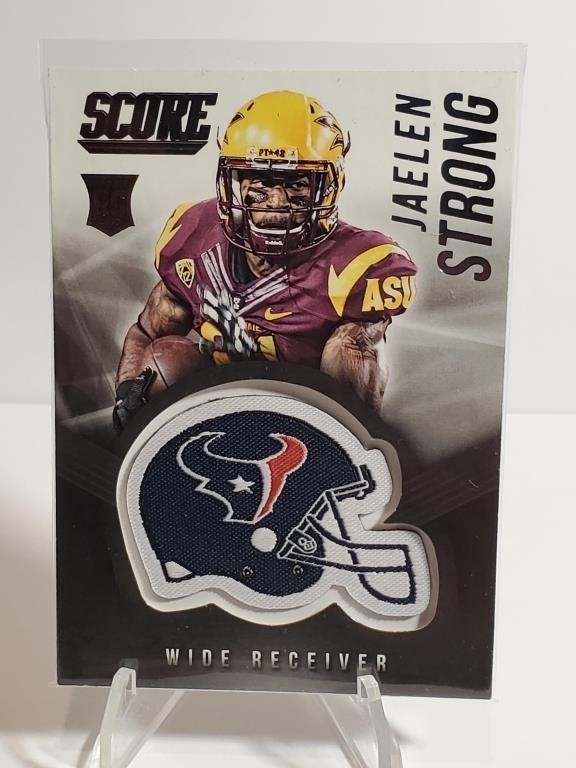 2015 Score Helmet Patch Jaelen Strong RC