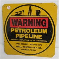 Vintage Shell Western Company Petroleum Pipeline