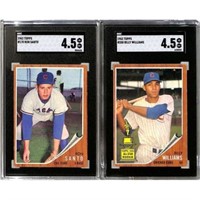 (2) Sgc Graded 1962 Topps Baseball Stars