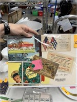 LOT OF VINTAGE ADVERTISING POST CARDS