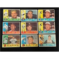 Over 200 1960 Topps Baseball Cards Good-vg