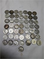 50 Roosevelt Silver Dimes 1 Roll