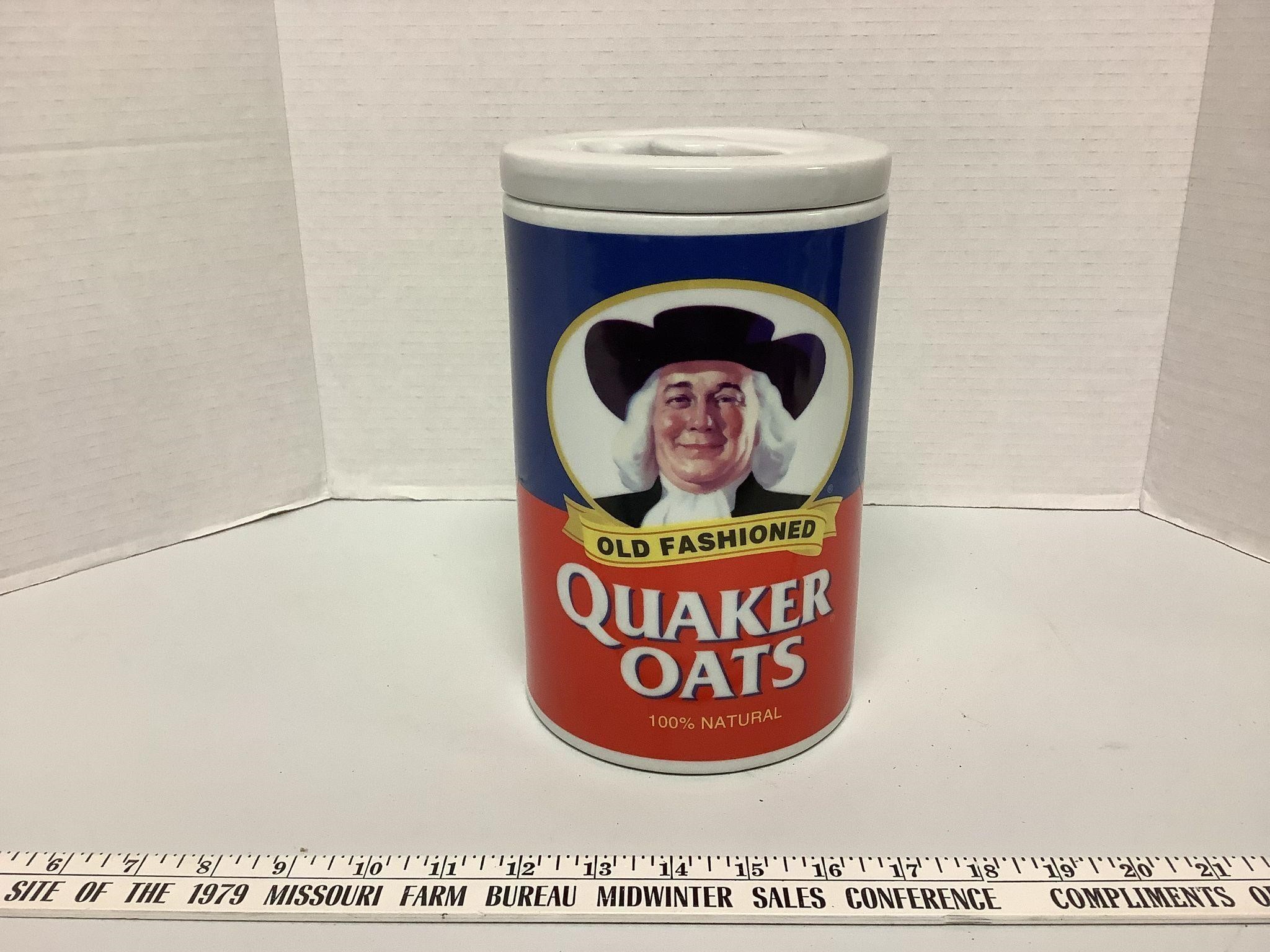 Old Fashioned Quaker Oats 120th Ann Cookie Jar
