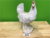 Heavy Ceramic Chicken Yard Decor