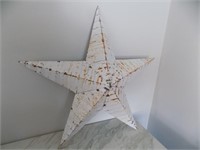 White Metal Decorative Star 30"