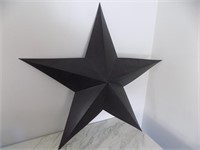 Black Metal Decorative Star 35"