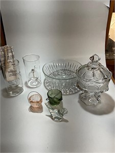 Group of glass pieces