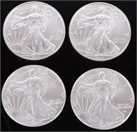 .999 FINE SILVER AMERICAN EAGLES 2021-2022 COINS