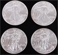 .999 FINE SILVER AMERICAN EAGLES 2021-2022 COINS