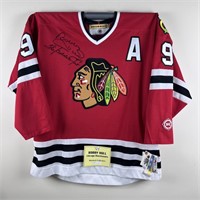 BOBBY HULL AUTOGRAPHED JERSEY