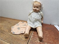 VINTAGE Doll #Eyes Close when Laid Down