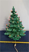 20" Tall Handmade Musical Ceramic Christmas Tree