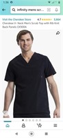 XS Black Scrub Top