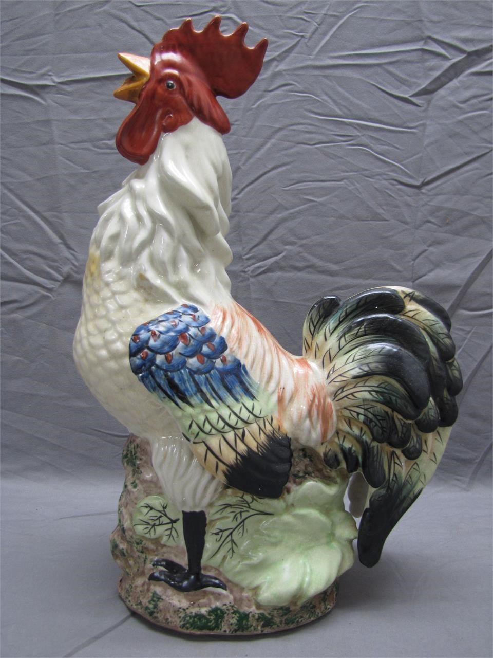 Vintage Ceramic Rooster Decor Piece