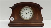 INLAID FRENCH MANTLE CLOCK