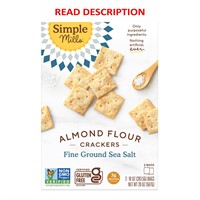Simple Mills Sea Salt Crackers  10 oz  2ct