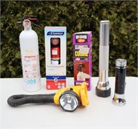 Fire Extinguishers and Flashlights / Worklight