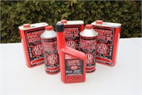 Assortment of Marvel Mystery Oil, Fuel  Additive