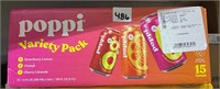 Poppi Variety Pack, 15ct, 12oz Cans