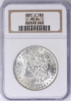 1885-O Morgan Silver Dollar NGC MS-64