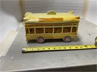 1947 -  Mother Goose School Bus cookie jar - rare