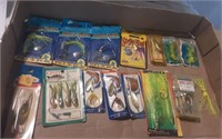 Box of Name branded in packaging fishing lures