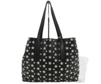 Jimmy Choo Leather Star-Studded Tote Bag