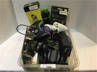 Large Lot of Xbox , Controllers, Power Supplies &