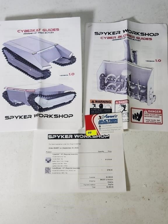 Spyker Workshop Cyberkat & Cyber Blower (NEW)