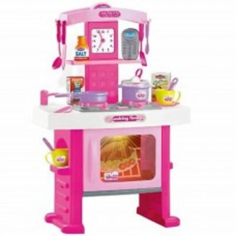 Happy Chef Lights and Sounds Kitchen Playset 19 PC