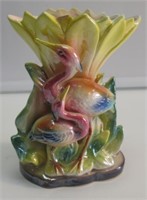 VINTAGE LUSTERWARE POTTERY VASE 7"H. NICE.