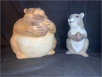 Evergreen Portly & Art Line Squirrels