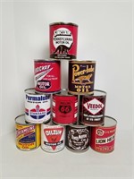 Lot Of 10 Reproduction Oil Cans