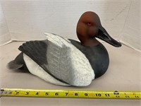 Duck decoy, hand carved wood NWTF 185/300