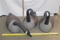 Lot of 3 Canadian Goose Decoys-NEW