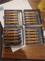 Lot 500 A Square Ammo - 14 Cart/6 Empties